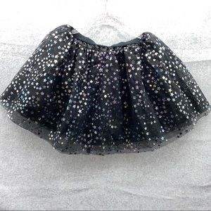 Koala kik Black & Iridescent Star Tulle Tutu Skirt 2T
